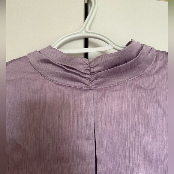 NWOT BEBE Women’s Yoryu Keyhole Romper in Lavender Size 8 - Picture 6 of 10